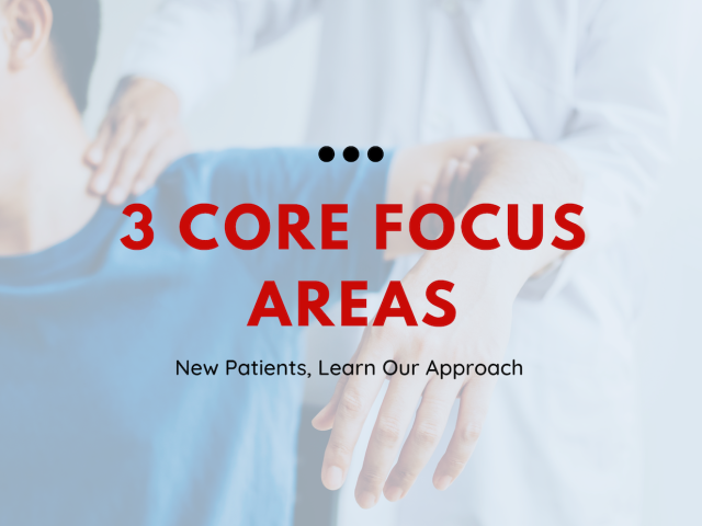 3 core focus areas