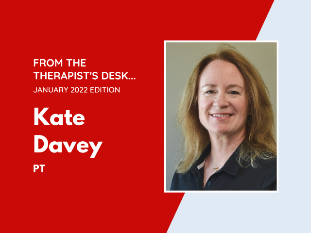 From the Therapist's Desk - Kate Davey June 2023