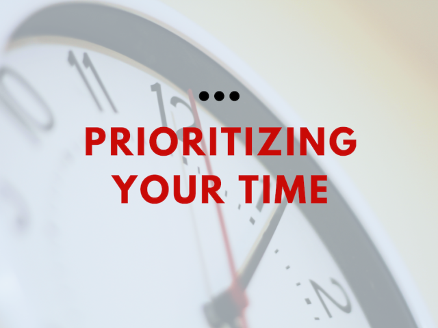 prioritizing your time